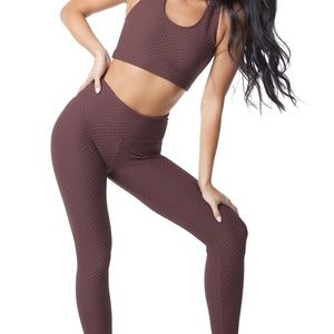BBB Croco Skin Leggings (Mahogany- brand new!)